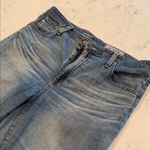 AG Adriano Goldschmied Isabelle High Rise Straight Crop Jeans 32R